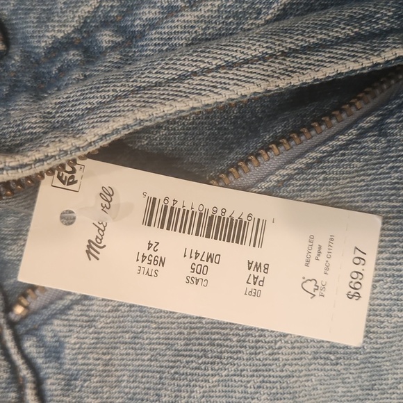 Madewell Light Wash Ankle Jeans - Picture 5 of 7